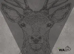  Carta da parati wallpaper Stag