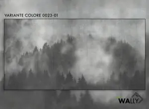 Carta da parati wallpaper Concrete Wood