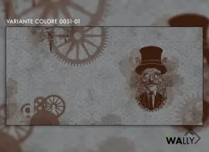 Carta da parati wallpaper Mr. Cog
