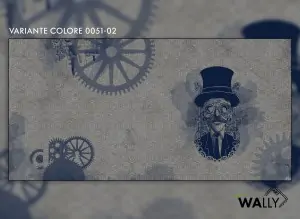 Carta da parati wallpaper Mr. Cog