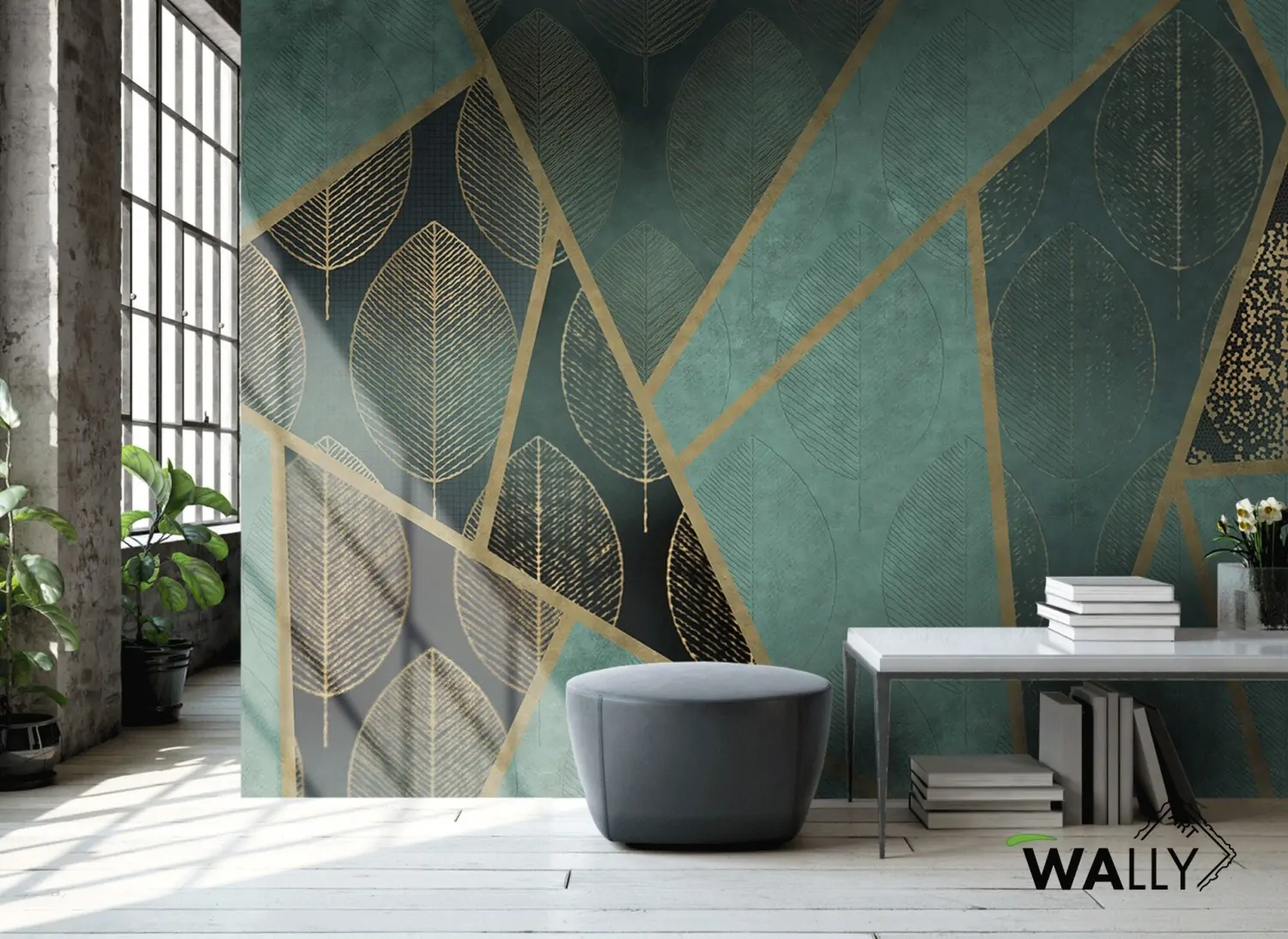 Carta da parati geometrica DALIT moderna per camere eleganti