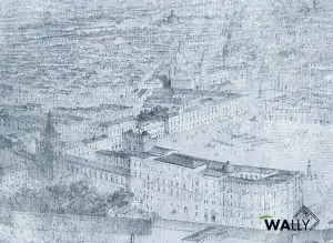 Carta da parati wallpaper Panorama 1860