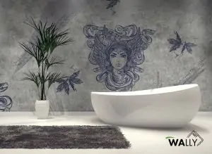 Carta da parati wallpaper Medusa