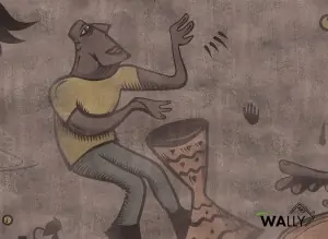 Carta da parati wallpaper Africanism