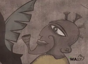 Carta da parati wallpaper Africanism