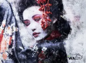 Carta da parati wallpaper Geiko Aoi limited edition