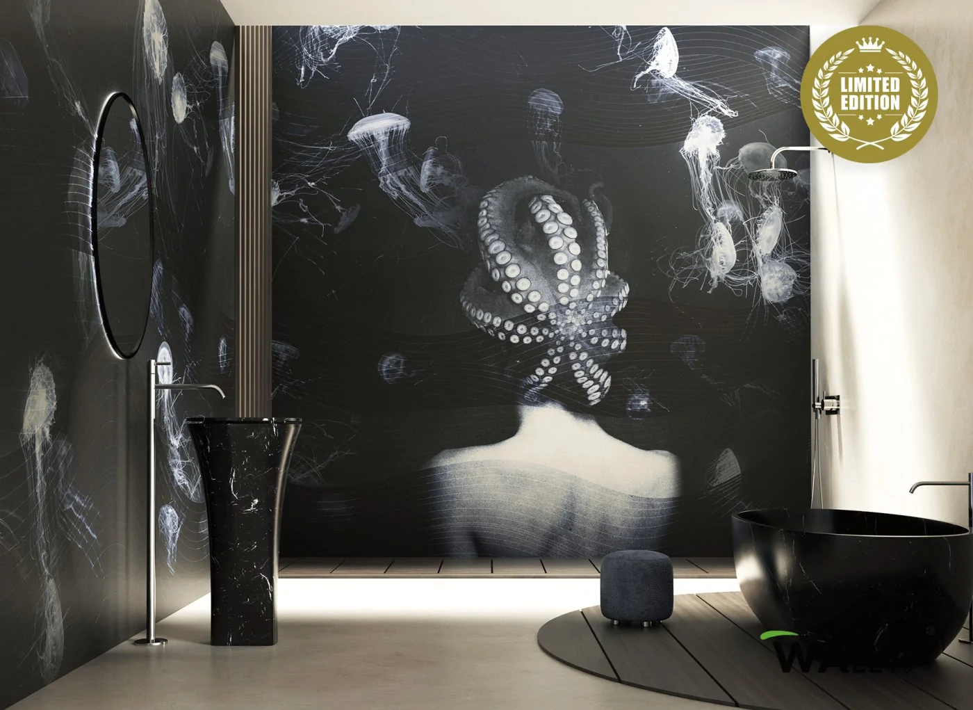 Carta da parati wallpaper Abisso limited edition