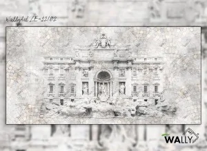 Carta da parati wallpaper Roma (Variante Colore 02) limited edition