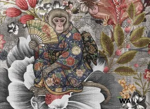 Carta da parati wallpaper Monkey Paradise (Variante Colore 02) limited edition