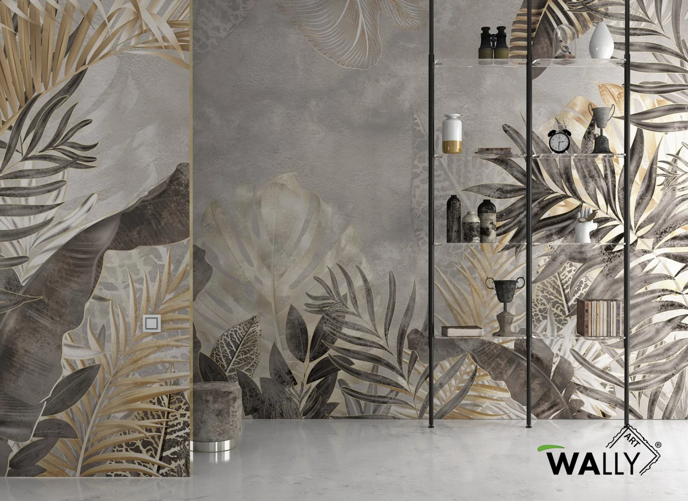 Carta da parati beige e sabbia con texture naturale delicata SMERALDO LITE design elegante per pareti moderne