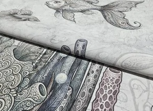 Texture, colori e precisione di produzione della carta da parati Panarea® Variante Colore 02 realizzata da WallyArt.