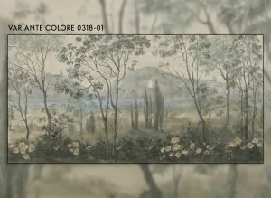 Mirage Variante Colore 01 – Carta da Parati Paesaggio Botanico Naturale