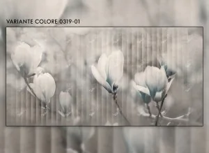 Eterea Variante Colore 01 – Carta da Parati floreale dai toni delicati