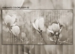Eterea Variante Colore 02 – Carta da Parati floreale dai toni delicati