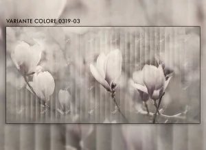 Eterea Variante Colore 03 – Carta da Parati floreale dai toni delicati
