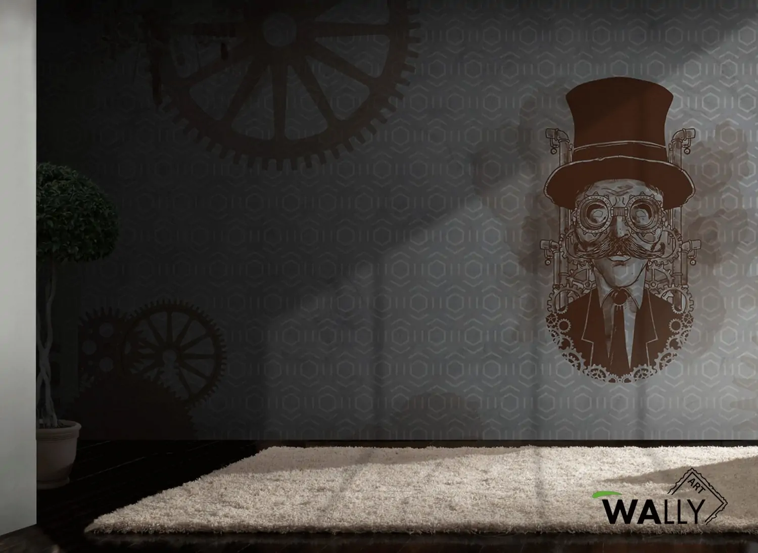 Carta da parati wallpaper Mr. Cog