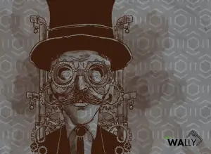 Carta da parati wallpaper Mr. Cog