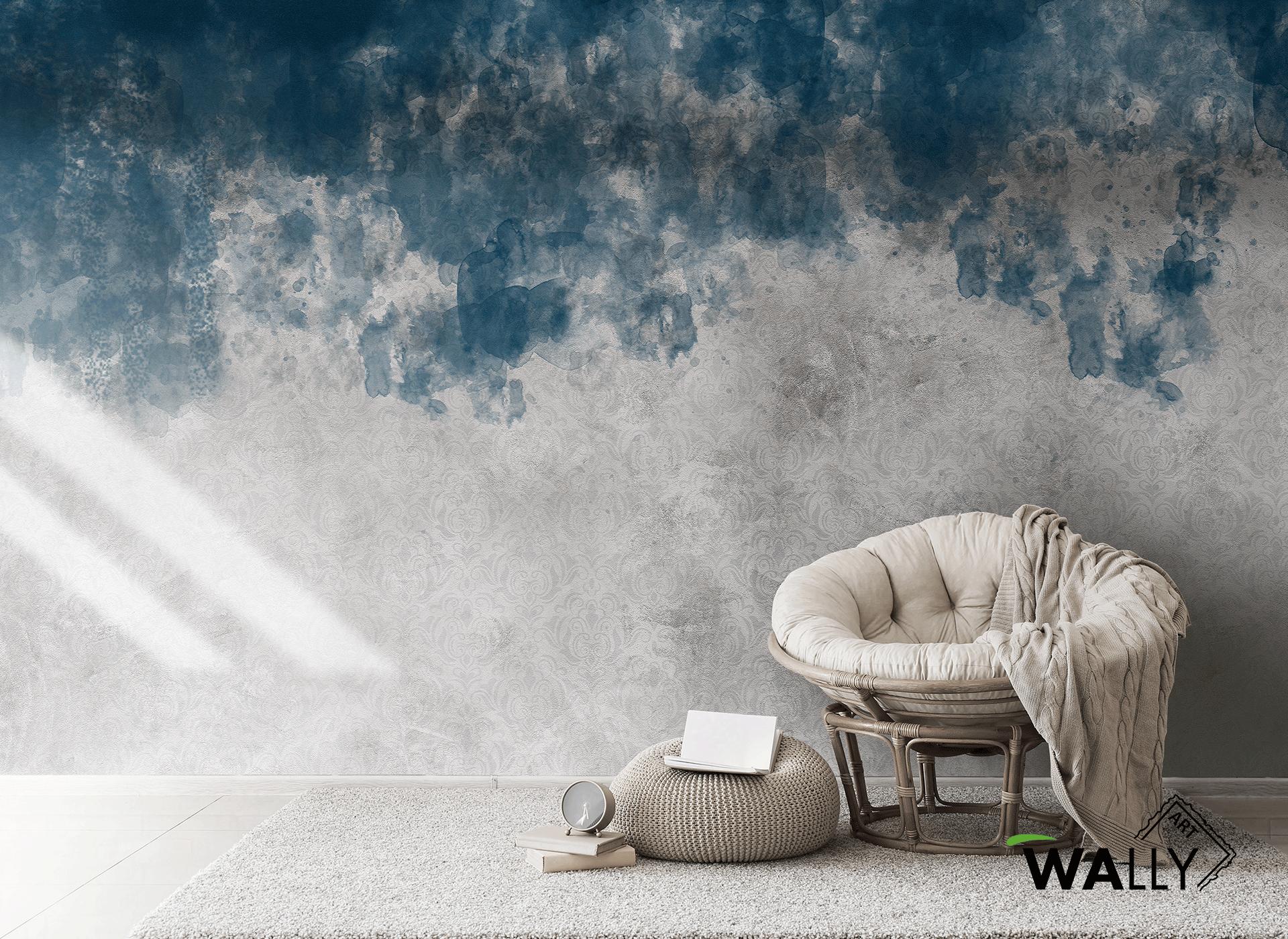 Abstract wallpaper for living room MARAL by WallyArt
