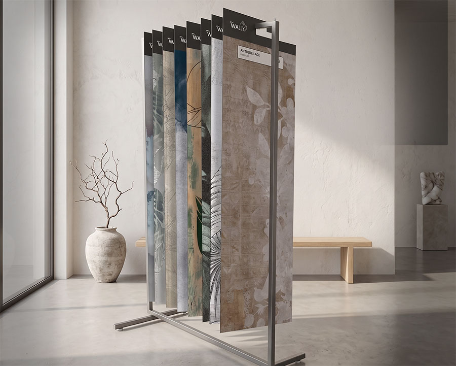 Espositore WallyArt per showroom e punti vendita