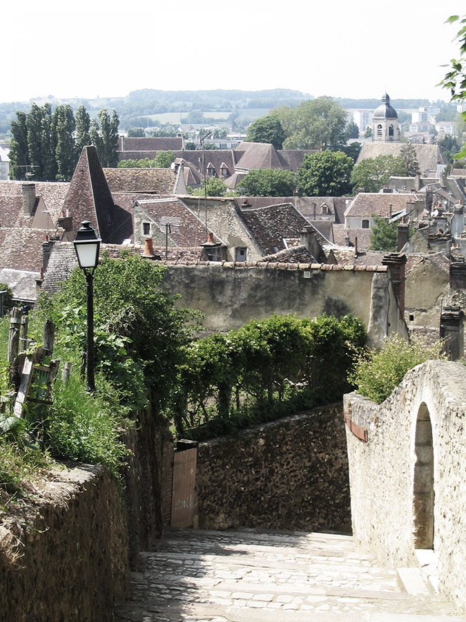 Scorcio del centro storico di Nogent-le-Rotrou in Francia