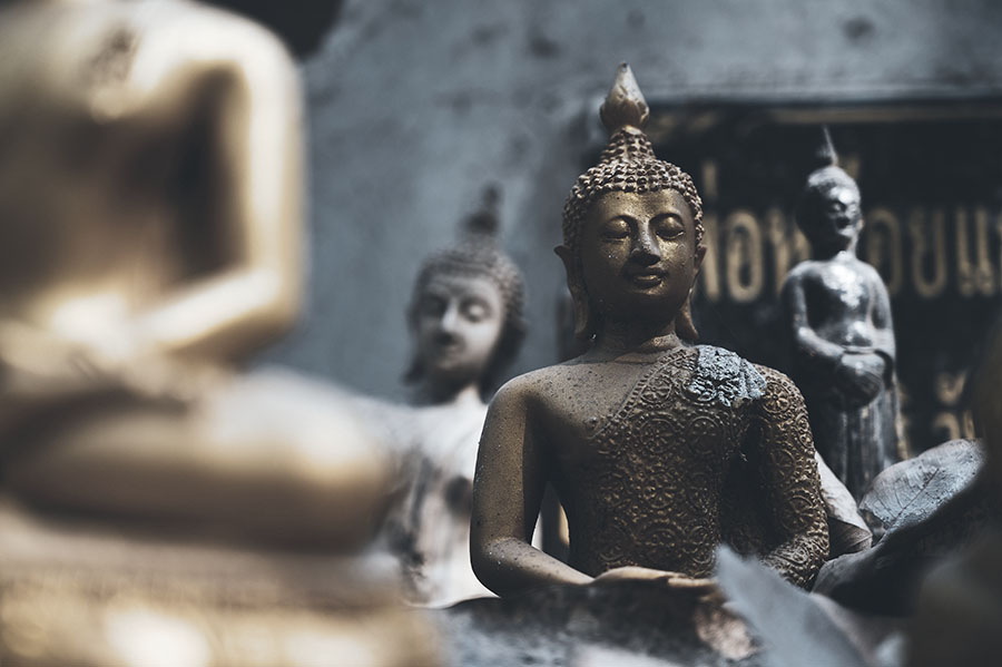 Statua del Buddha a Bangkok in Thailandia