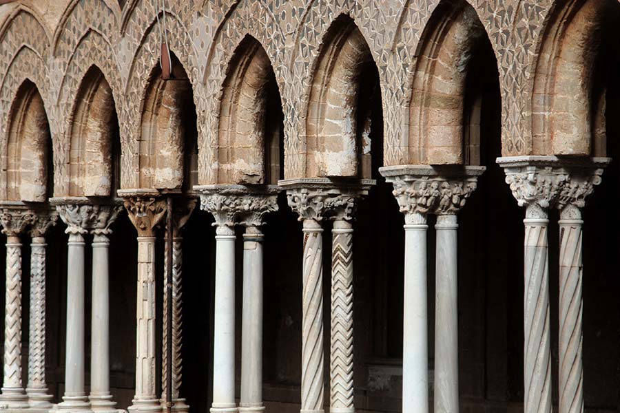 Chiostro dei Benedettini del Duomo di Monreale